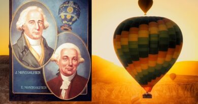 mongolfier brothers hot air baloon