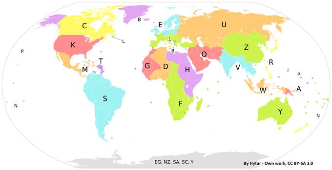 ICAO code structure