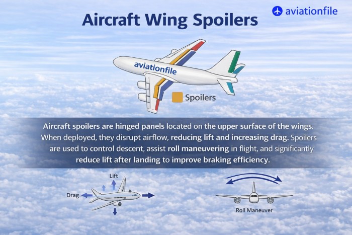 Spoiler of an Airplane