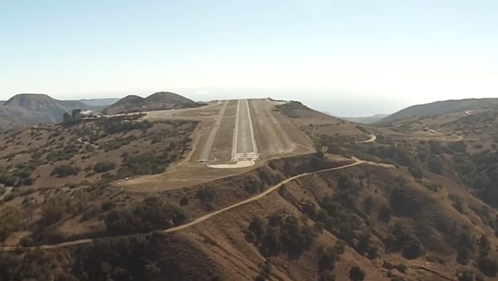 Catalina Airport tabletop runway