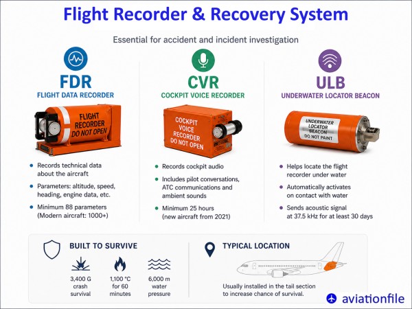 Debunking the Myths: All About Flight Recorders (CVRs, FDRs, and ULBs)