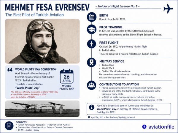 Mehmet Fesa Evrensev - World Pilots' Day