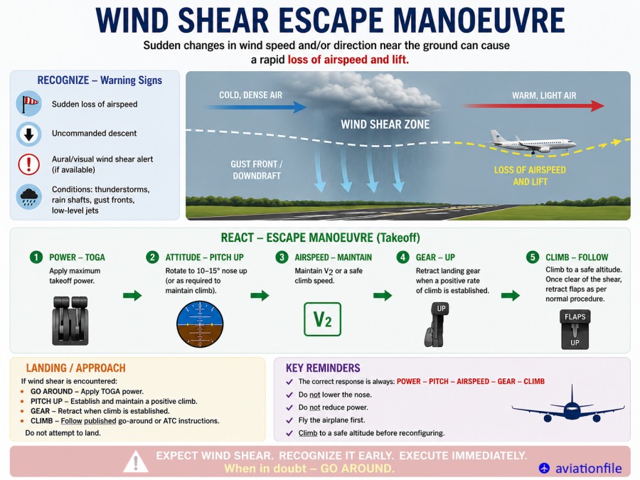 Wind Shear Escape Maneuver