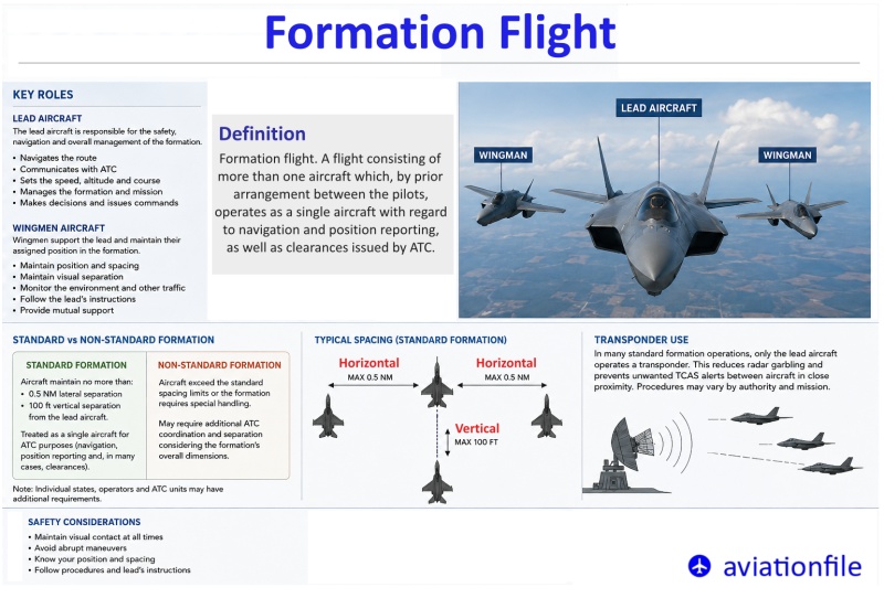 Lead Aircraft in Formation Flight: Definition and Role