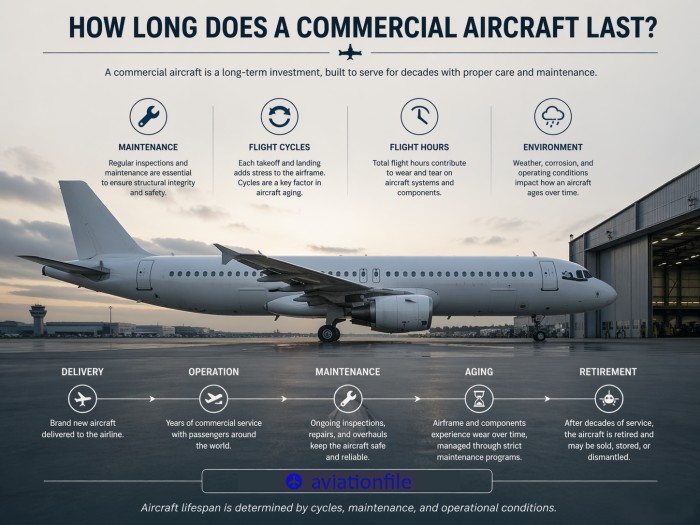 How Long Does a Commercial Aircraft Last?