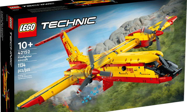 lego aviation centered models for kids, Firefighter aircraft.