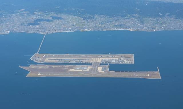 Kansai international airport scene