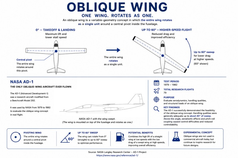 Oblique Wings: Twisting the Future of Flight?