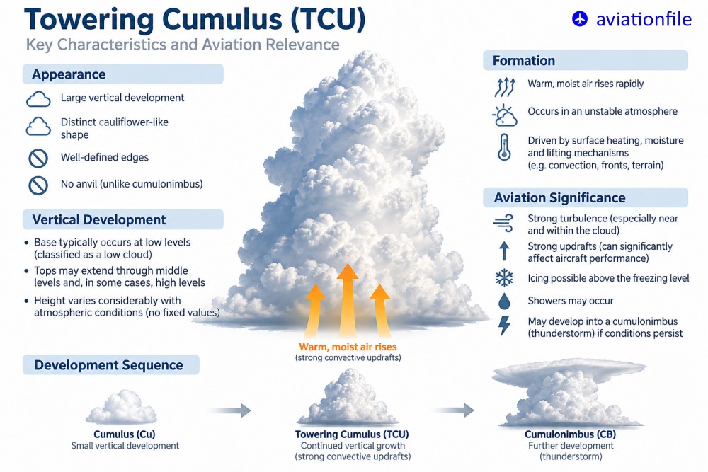 Towering Cumulus Clouds: A Guide for Aviators