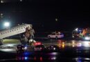Air canada aircraft collided with firetruck on laguardia runway