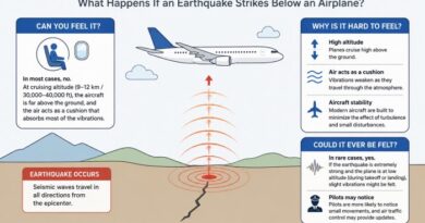 can you feel an earthquake while flying web