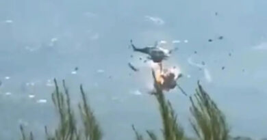 Greece Firefighting Helicopter Crash Two Killed in Mid-Air Collision Near Athens