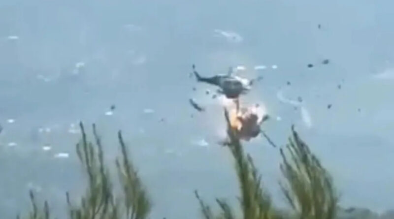 Greece Firefighting Helicopter Crash Two Killed in Mid-Air Collision Near Athens